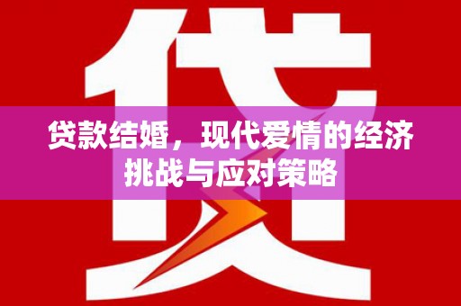 颍泉贷款结婚，现代爱情的经济挑战与应对策略