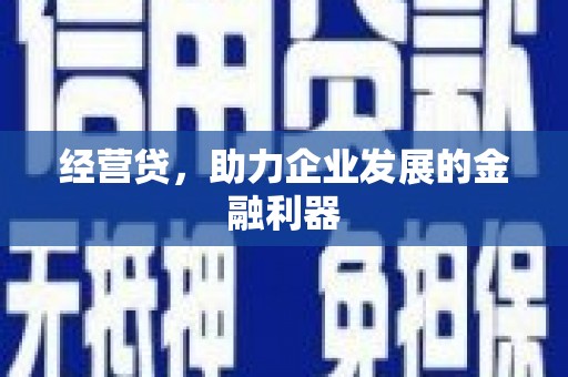 万载经营贷，助力企业发展的金融利器