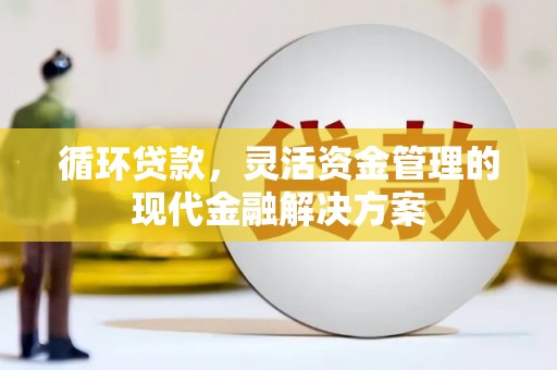 驻马店循环贷款，灵活资金管理的现代金融解决方案