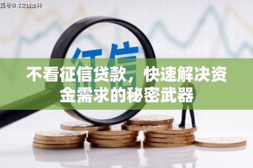 硚口不看征信贷款，快速解决资金需求的秘密武器