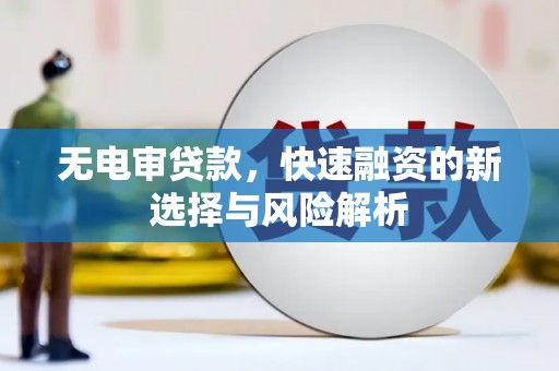 静宁无电审贷款，快速融资的新选择与风险解析