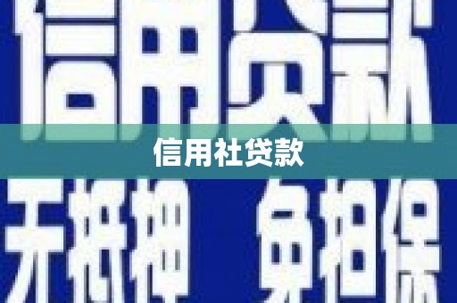 保定信用社贷款