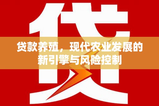 吉隆贷款养殖，现代农业发展的新引擎与风险控制