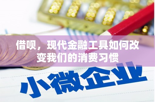 南溪借呗，现代金融工具如何改变我们的消费习惯