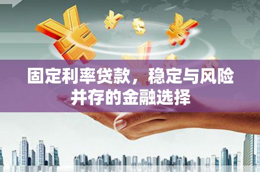 富川固定利率贷款，稳定与风险并存的金融选择