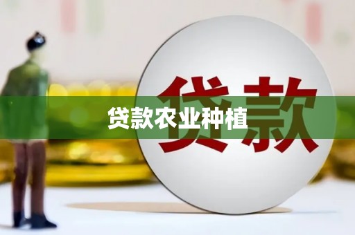 电白贷款农业种植