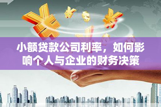 枣庄小额贷款公司利率，如何影响个人与企业的财务决策