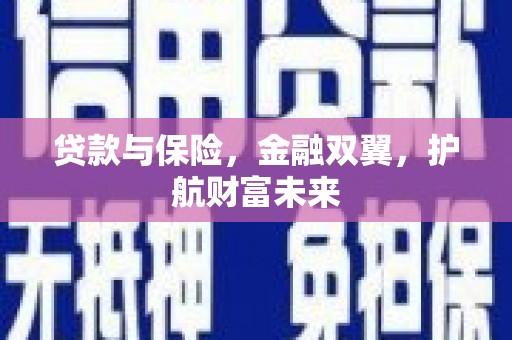 颍东贷款与保险，金融双翼，护航财富未来