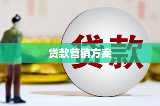 阳信贷款营销方案